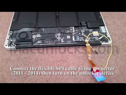 Macbook Air 2012 BIOS EFI firmware password remove in seconds