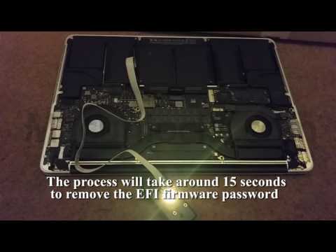 Macbook Pro 2013 EFI iCloud firmware lock remover unlocker in seconds